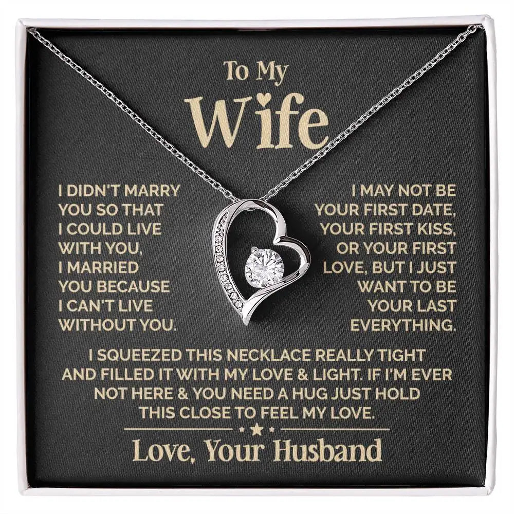 To My Wife - Forever Love Necklace