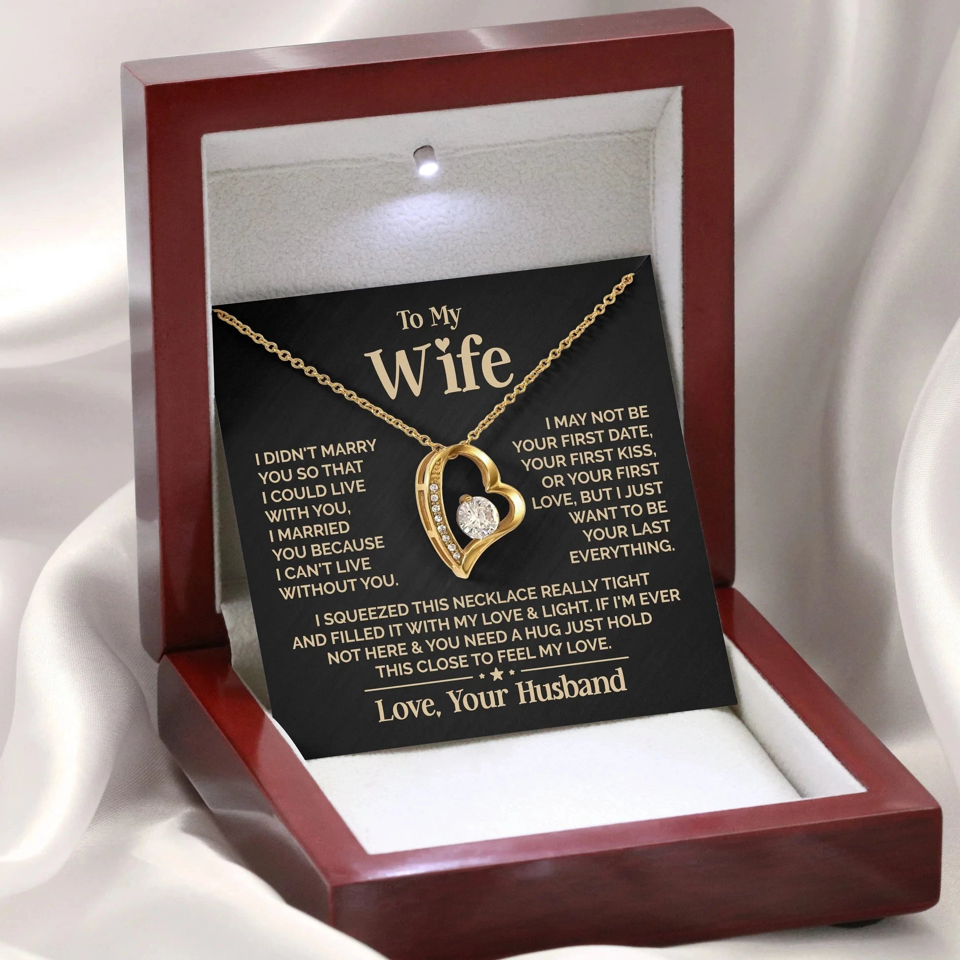 To My Wife - Forever Love Necklace