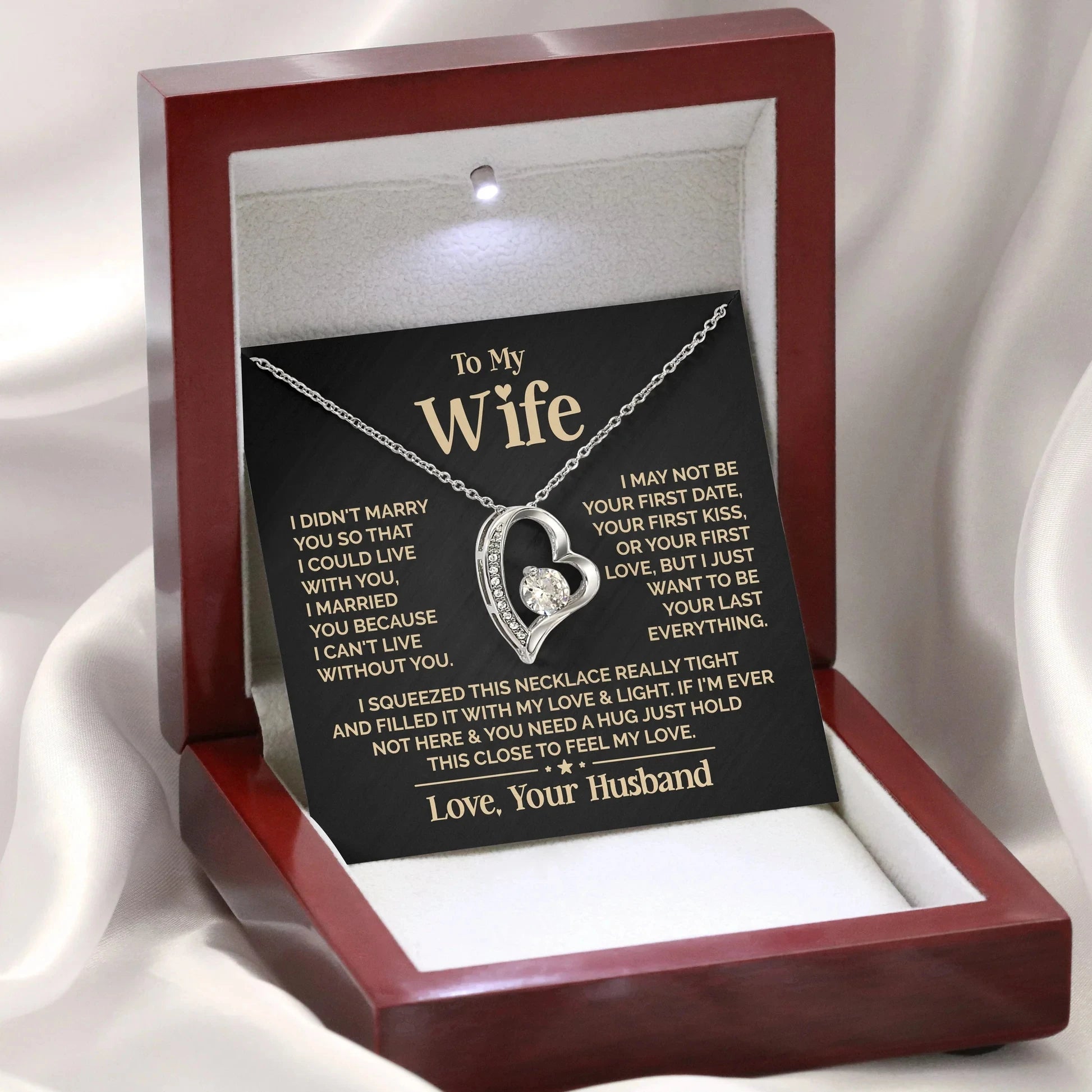 To My Wife - Forever Love Necklace