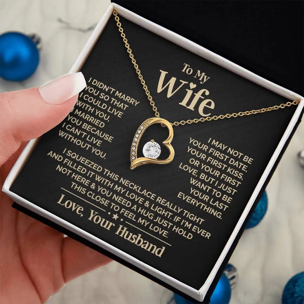 To My Wife - Forever Love Necklace