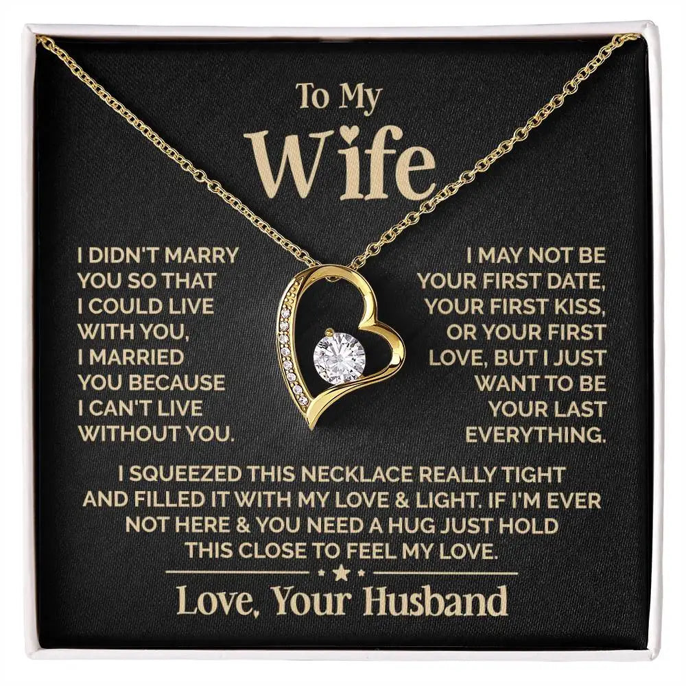 To My Wife - Forever Love Necklace